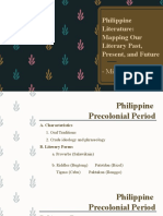 Philippine Literature: Mapping Our Literary Past, Present, and Future - Mia Lei Lalantacon