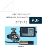 Notice D'Installation Operation and Installation Manual