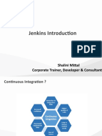 Jenkins Introduction: Shalini Mittal Corporate Trainer, Developer & Consultant