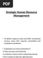 Strategic Human Resource Management