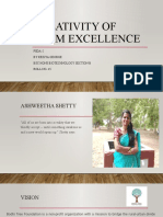 Creativity of Team Excellence: PSDA-2 by Keziya George BSC Hons Biotechnology Section-B Roll No-45
