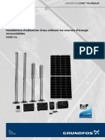 SQFlex - Installations d'adduction d'eau utilisant les sources d'énergie renouvelables