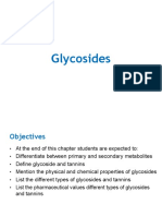 Glycosides and Tannins