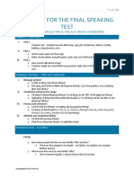 Revision For The Final Test