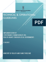 FC-XV Technical and Operational GLs To States Dated 31.08.2021