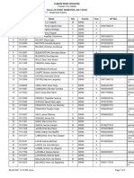 Isabela State University Class List for Bread and Pastry Course