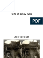 Parts of Bahay Kubo