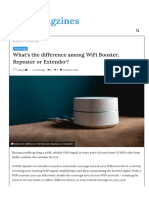 Dailymagzines Com Whats The Difference Among Wifi Booster Repeater or Extender