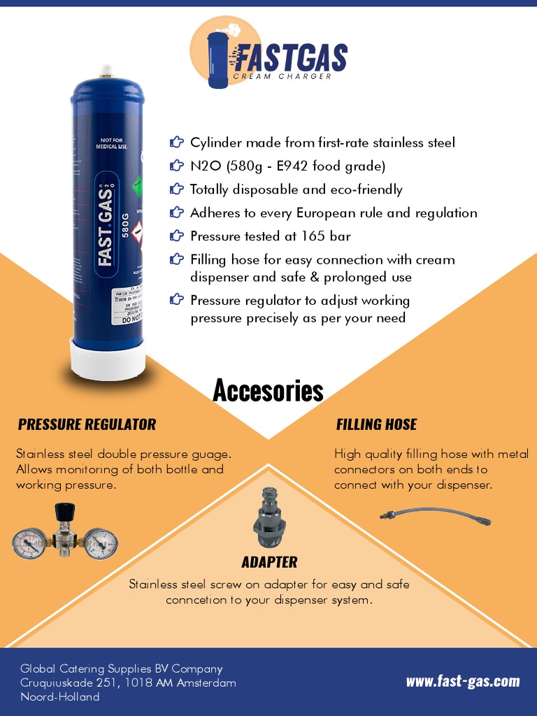 Fastgas Cream Charger Brochure PDF