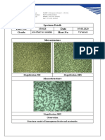 Lab. No. Date Grade Heat No.: 191028 05.08.2020 430 FMC/45.00MM VY06163