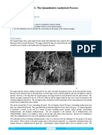 Activity 1: The Quantitative Analytical Process: Case Study: Arsenic Analysis