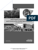Standard - AASHTO-LRFDTUN-1 - Road Tunnel Design and Construction Guide Specifications