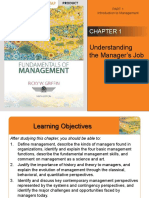 Understanding The Manager's Job: Introduction To Management