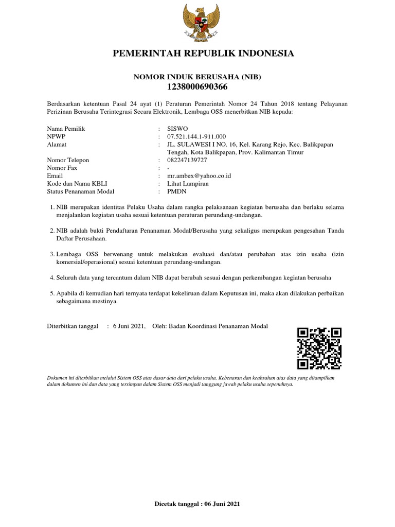 Nib 1238000690366 | PDF