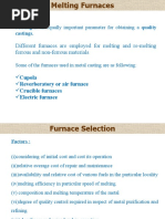 Lect-Ns-Casting6 Melting Furnaces