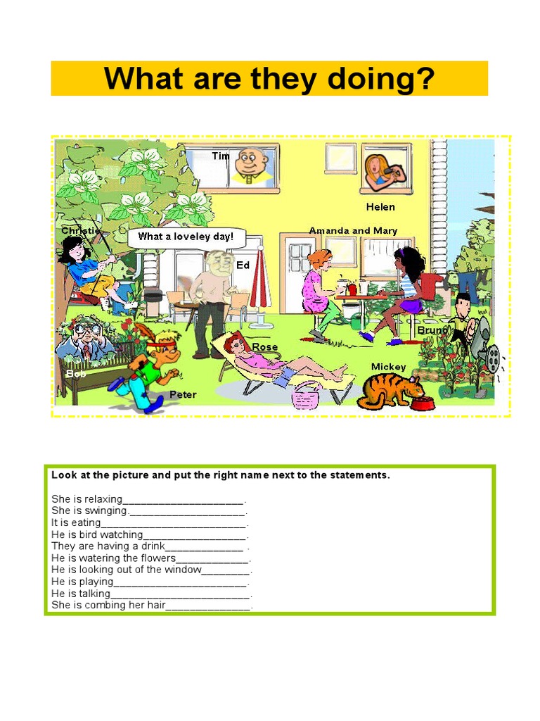 7440 What Are They Doing | PDF