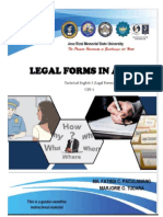 CDI 4 Legal Forms Unit 1
