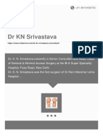 Dr Kn Srivastava