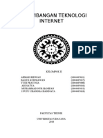 Perkembangan Teknologi Internet Kelompok Ii