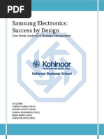 Download Samsung Electronics-Success by Design by VinaSahatiya SN52685084 doc pdf