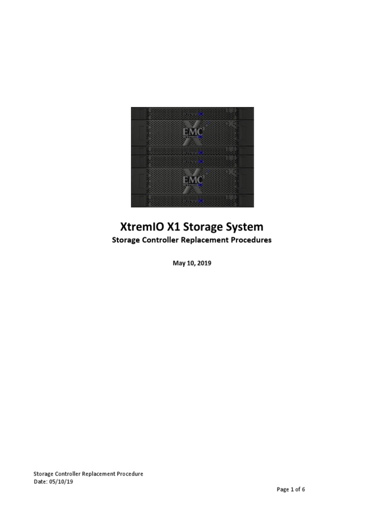 XtremIO Storage Controler Replacement Procedure PDF Usb Flash Drive