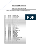 Daftar Nama Wisuda 2018