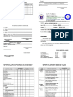 Report on student attendance and performance