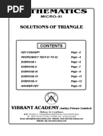 Solutions of Triangle