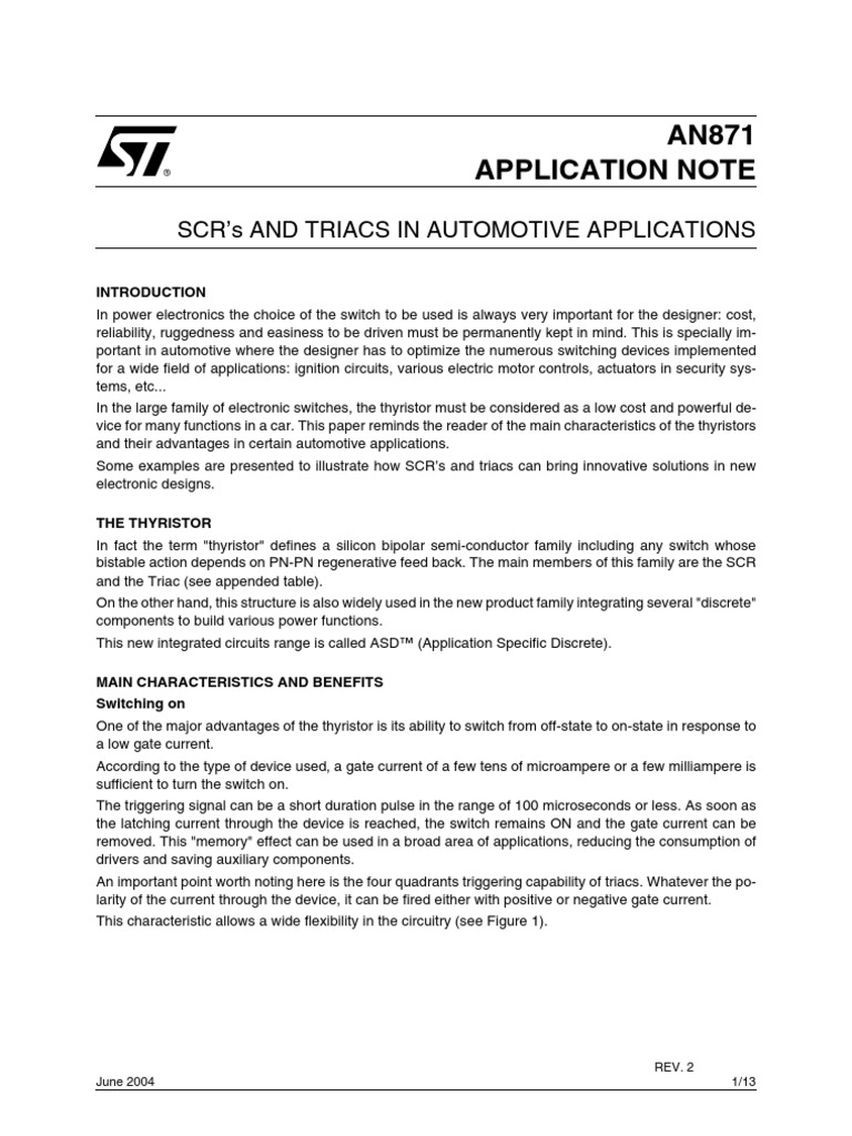 Application of SCR | PDF | Ignition System | Capacitor