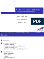 Statistics For Life and Social Sciences: Chapter 5: Introduction To Inference