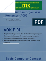 Arsitektur Dan Organisasi Komputer (AOK) P.01