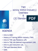 TWI (Training Within Industry) & (JI) Standard Work
