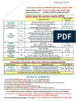 Fiche - Informations Concours Bac 2021