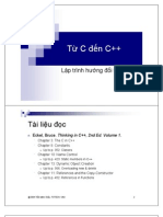 Tu C den C++