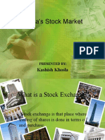 India's Stock Market: Kashish Khosla