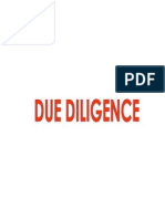 Due Diligence