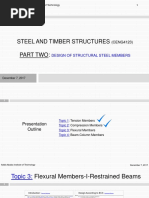 Steel and Timber Structures Part Two:: Design of Structural Steel Members