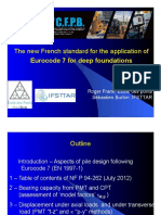 The New French Standard For The Application Of: Eurocode 7 For Deep Foundations