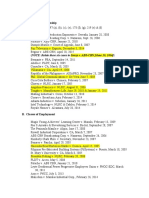 Employer Employee Classes of Employment Contracting Arrangements 1