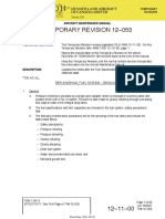 Temporary Revision 12 053: Aircraft Maintenance Manual