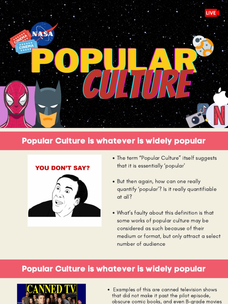 Understanding Popular Culture Dynamics | PDF | Popular Culture ...