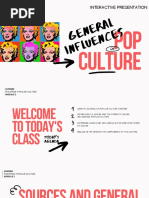 Lecture 1 - General Influences of Popular Culture (Part 1 and 2)