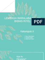  Pengelolaan Bisnis Retail WARALABA BAB 2