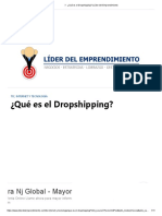 ¿Qué Es El Dropshipping - Líder Del Emprendimiento