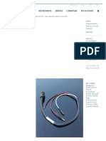 Parts Instruments Service Literature My Account: Cable, Amperometric Detector For The FS3700 $295.00