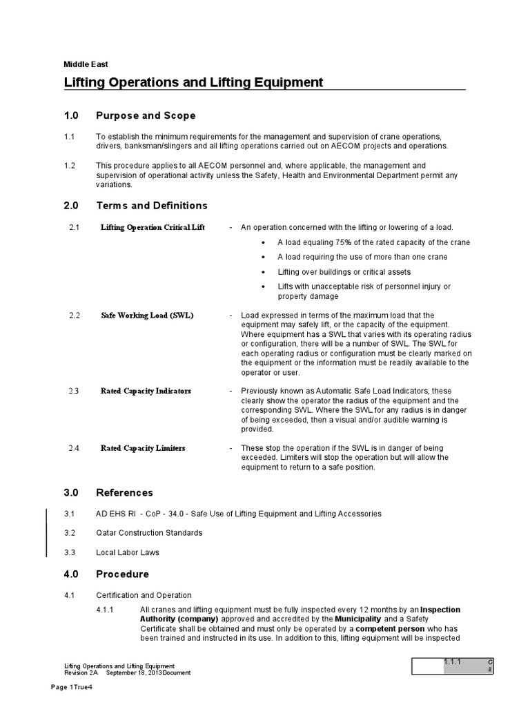 Lifting Operations and Lifting Equipment PDF Forklift