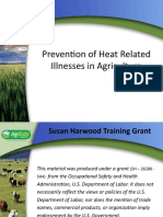 Fy14 Sh-26280-Sh4 Heat Related Illnesses in Agriculture