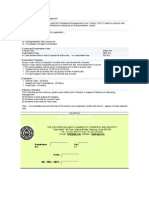 Diploma in Export: Import Management Registration Form