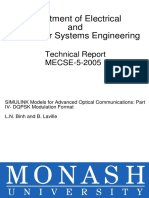 Department of Electrical and Computer Systems Engineering: Technical Report MECSE-5-2005