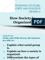 Understanding Culture, Society and Politics Grade 11